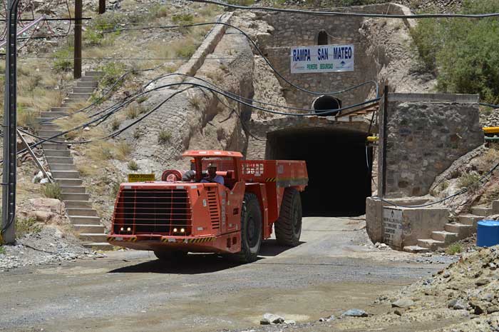  A portal at Golden Minerals' past-producing Velardena silver-gold mine in Mexico's Durango state. Credit: Golden Minerals 