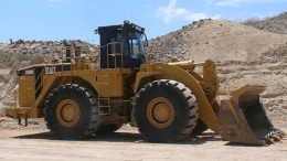 A loader at the Boleo copper-cobalt-zinc-manganese project in Baja California Sur, Mexico. Credit: Baja Mining