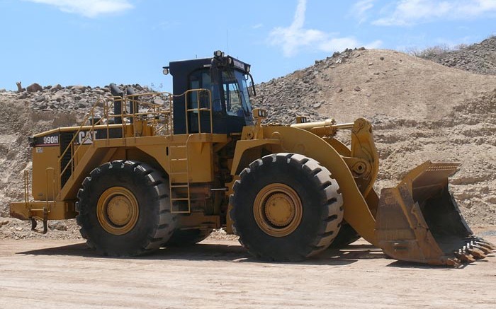 A loader at the Boleo copper-cobalt-zinc-manganese project in Baja California Sur, Mexico. Credit: Baja Mining