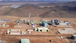 Construction at the Jabal Sayid copper project in Saudi Arabia. Credit: Barrick Gold