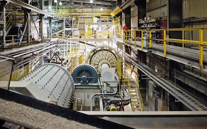 Processing facilities at Nyrstar's Middle Tennessee zinc-mining complex in Smith County, Tennessee. Credit: Nyrstar