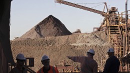Construction at BHP's Olympic Dam copper-gold-uranium project in South Australia. Credit: BHP Billiton