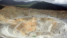 The Batu Hijau copper-gold mine is operated by PTNNT, a joint venture between Newmont, a Japanese firm, and three Indonesian corporations. Credit: Newmont Mining