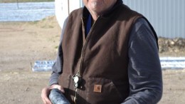 Levon Resources vice-president of exploration Vic Chevillon holds a core sample at the Cordero silver-zinc-lead project in Chihuahua, Mexico. Credit: Levon Resources