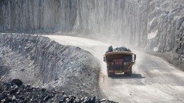 A haul truck at Dominion Diamond's 80%-owned Ekati diamond mine in the Northwest Territories. Credit: Dominion Diamond