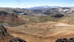 Bear Creek Mining's Corani silver-lead-zinc project in southern Peru. Credit: Bear Creek Mining