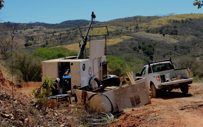 A drill site at Cayden Resources' El Barqueno gold project in Jalisco, Mexico. Credit: Cayden Resources