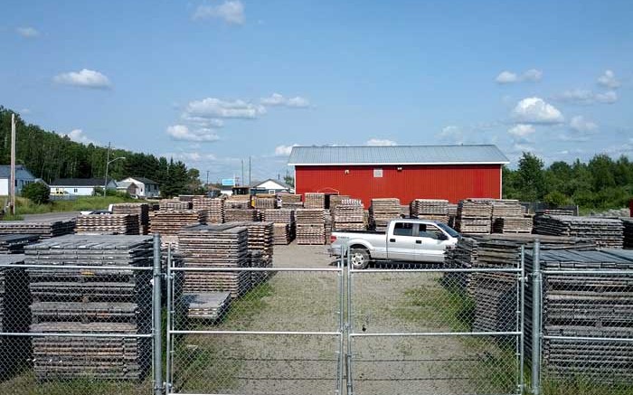 The core storage facility at Probe Mines' Borden project in northern Ontario. Credit:  Probe Mines