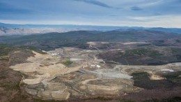 An aerial view of Capstone Mining's Minto copper-gold-silver mine in the Yukon, 240 km north of Whitehorse. Credit: Capstone Mining
