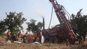 Drillers at Roxgold's Yaramoko project in Burkina Faso. Credit: Roxgold