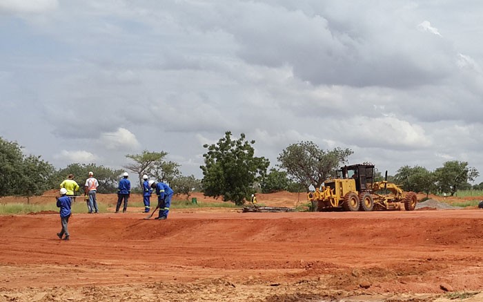 True Gold Mining's Karma gold mine under construction in Burkina Faso, where the company expects to pour gold in late 2015.  Credit: True Gold Mining