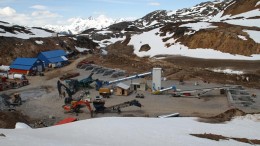 The mining camp at Pretium Resources' Brucejack gold project in northwestern British Columbia. Credit: Pretium Resources