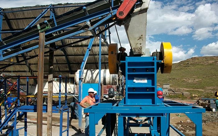 A conveyor at Lucara Diamond's 75%-owned Mothae diamond project in Lesotho. Credit: Lucara Diamond