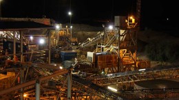 Processing facilities at Rockwell Diamonds' Niewejaarskraal diamond mine on the south bank of the Orange River in South Africa. Credit: Rockwell Diamonds