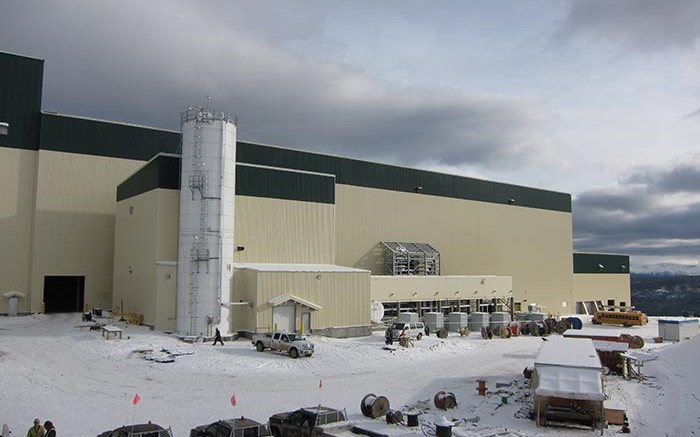 The mill building at Imperial Metals' Red Chris copper-gold project near Prince George, B.C. Credit: Imperial Metals