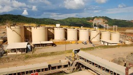 B2Gold's processing plant at the La Libertad gold mine in Nicaragua. Credit: B2Gold