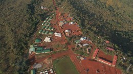 The Canga camp at Rio Tinto's Simandou iron ore project in Guinea. Credit: Rio Tinto