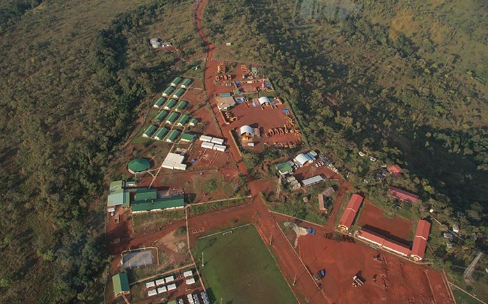 The Canga camp at Rio Tinto's Simandou iron ore project in Guinea. Credit: Rio Tinto