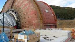 A SAG mill at Eldorado Gold's Skouries gold-copper project under construction in northern Greece. Credit: Eldorado Gold