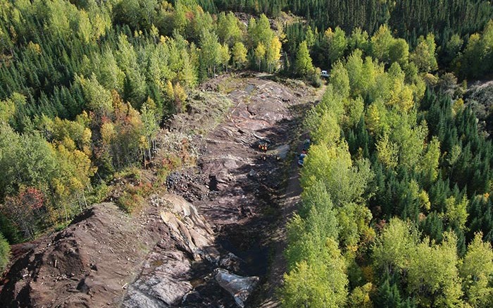Arianne Phosphate's Lac--Paul phosphate project in Quebec, 200 km north of Saguenay. Credit: Arianne Phosphate