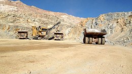 In the pit at Allied Nevada Gold's Hycroft gold-silver mine near Winnemucca, Nevada. Credit: Allied Nevada Gold