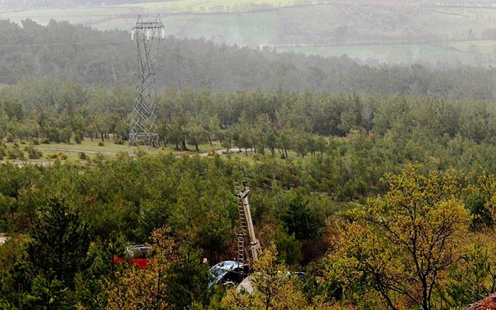 A drill site at Teck Resources and Pilot Gold's Halilaga copper-gold project in northwestern Turkey.  Credit: Pilot Gold