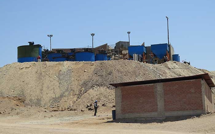 Inca One Gold's Chala One gold processing plant in southern Peru. Credit: Inca One Gold