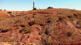 A drill site at Novo Resources' Beatons Creek gold project in Australia's Pilbara region. Credit: Novo Resources