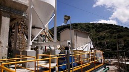 Processing facilities at Endeavour Silver's El Cubo silver mine in Guanajuato, Mexico.  Credit:  Endeavour Silver