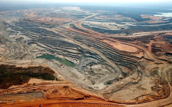 The pit at Barrick Gold's Lumwana copper mine in Zambia in 2012. Credit: Barrick Gold