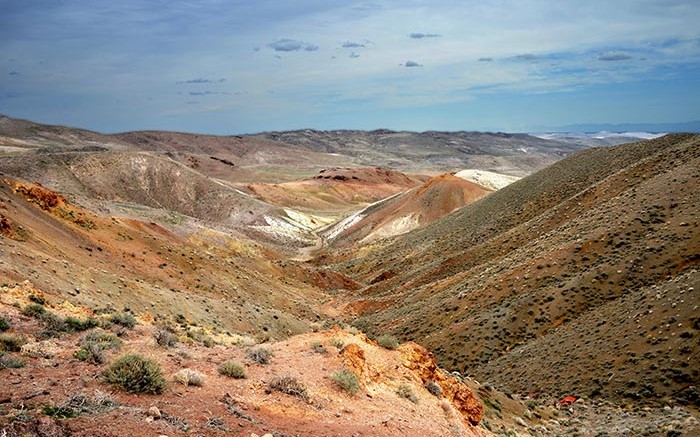 Timberline Resources' Talapoosa gold project in western Nevada, 45 km east of Reno. Credit: Timberline Resources