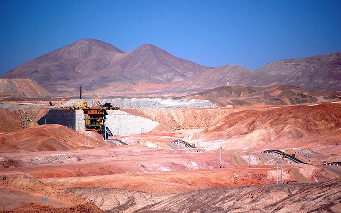 Antofagasta's Centinela copper mine in northern Chile, which was suspended due to heavy rainfall in March. Source: Antofagasta