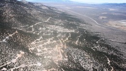 Looking north along the deposit's axis at Newmont Mining's Long Canyon gold project in northeast Nevada. Source: Newmont Mining