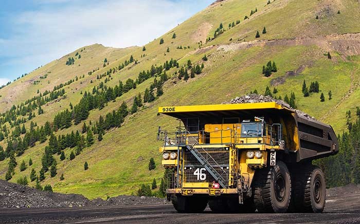 A truck at Teck Resources' Fording River metallurgical coal mine in southeastern British Columbia.  Credit: Teck Resources