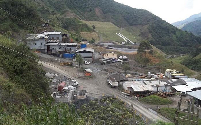 Atico Mining's El Roble copper-gold mine in Colombia, 145 km east of Medellin. Credit: Atico Mining