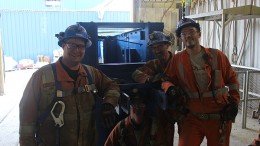 Workers at Rubicon Minerals' Phoenix gold project in Red Lake, Ontario. Franco Nevada owns a 2% NSR royalty on the project, which is set to start production this year.  Credit: Rubicon Minerals
