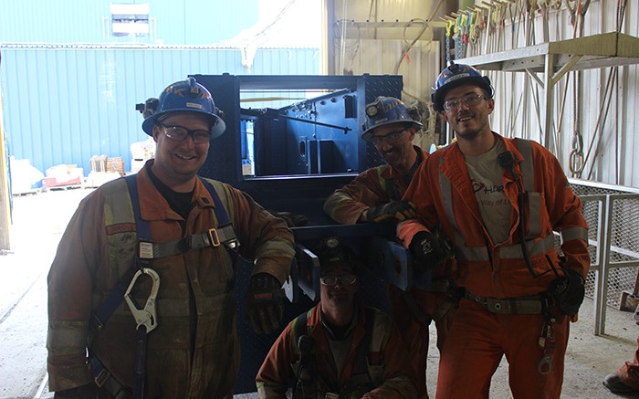 Workers at Rubicon Minerals' Phoenix gold project in Red Lake, Ontario. Franco Nevada owns a 2% NSR royalty on the project, which is set to start production this year.  Credit: Rubicon Minerals