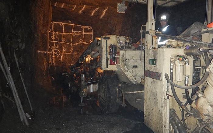 Underground development at Trevali Mining's Caribou zinc-lead-silver project in New Brunswick.  Credit: Trevali Mining