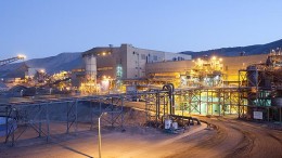 The processing plant at Lundin Mining's 80%-owned Candelaria copper mine in northern Chile's Atacama province. Credit: Lundin Mining