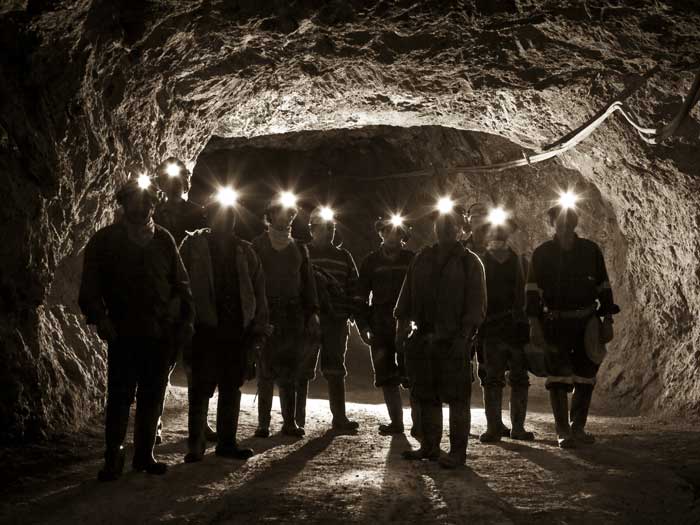 Miners underground at Great Panther Silver's Guanajuato mine complex in Mexico. Source: Great Panther Silver 