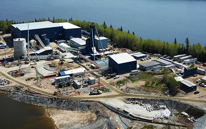 An aerial view of Rubicon Minerals' Phoenix gold mine in Red Lake, Ontario. Source: Rubicon Minerals