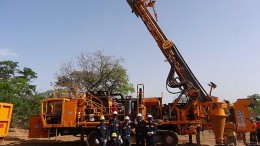 Drillers at Avnel Gold Mining's Kalana gold project in southwest Mali. Source: Avnel Gold Mining