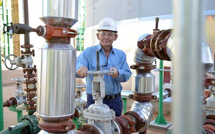 Les Ford, Largo Resources technical director of Brazil operations, at the Maracas vanadium project in Brazil. Source: Largo Resources