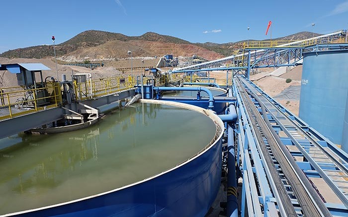 Processing facilities at SilverCrest Mines' Santa Elena silver-gold mine in Sonora, Mexico.  Source: SilverCrest Mines