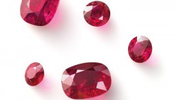 Cut and polished rubies from Gemfields' 75%-owned Montepuez ruby project in Mozambique. Source: Gemfields