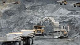 A shovel loads a haul truck in the pit at Centerra Gold's Kumtor gold mine in the Kyrgyz Republic.   Source: Centerra Gold