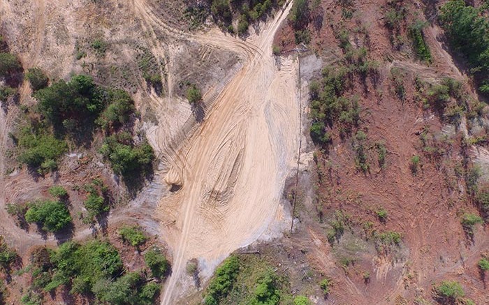 The plant site under development at Romarco Minerals' Haile gold mine in South Carolina. Source: Romarco Minerals