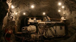 A drill rig underground at Rambler Metals & Mining's Ming copper-gold mine in Newfoundland. Credit: Rambler Metals and Mining