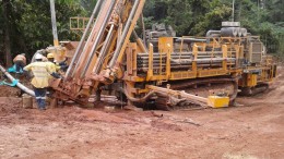Drillers at work at Endeavour Mining's Agbaou gold mine, 80 km south of Yamoussoukro, Cte d'Ivoire. Source: Endeavour Mining