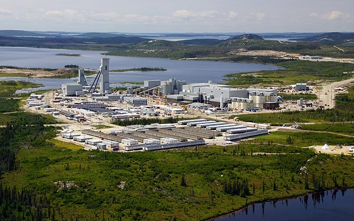 Goldcorp's lonore gold mine in Quebec's James Bay region. The mine is expected to produce up to 270,000 oz. gold this year. Source:  Goldcorp